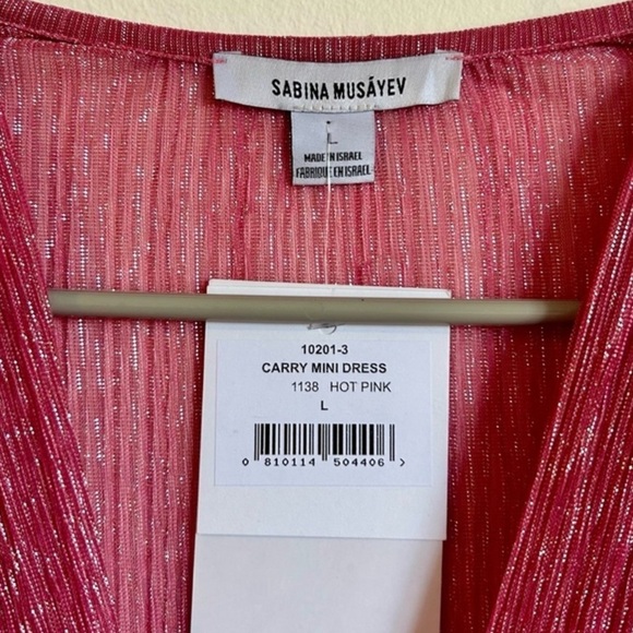 Sabina Musayev × Revolve Carry Mini Dress in Hot Pink - Picture 4 of 5
